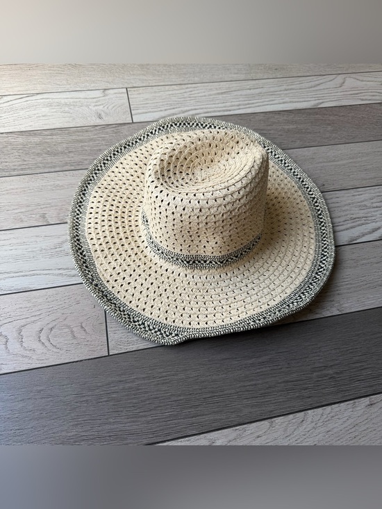 Scala Cream Woven Straw Hat with Colorful Logo Patch 100% paper one size main image 4